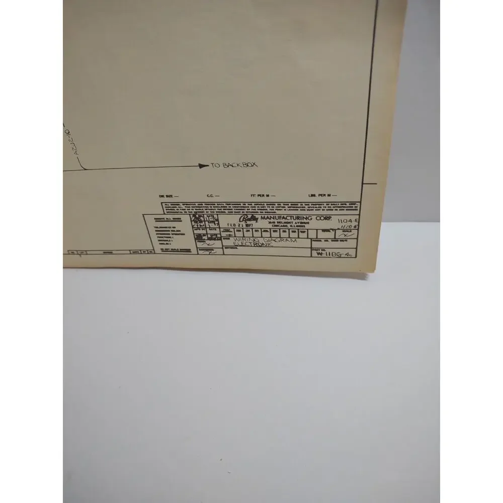 Black Jack Pinball Machine Service Manual Schematic Procedure Book Coin Plates